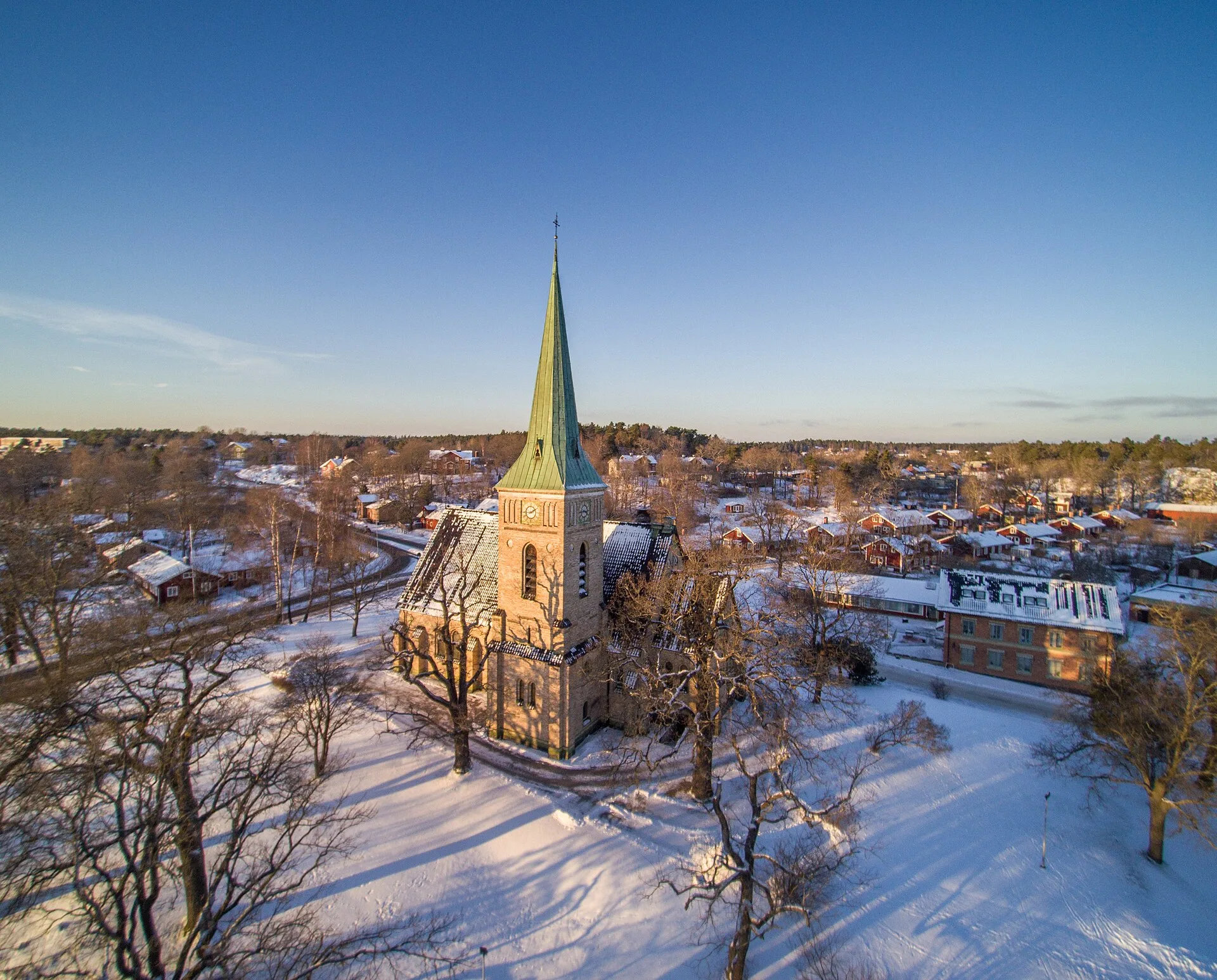 Gustavsberg - Gustavsbergs kyrka, Rootsi 2016 jaanuar